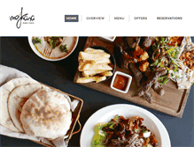 Tablet Screenshot of mejhanarestaurant.com